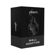 Ploom Wall Adaptor (Power Charger) packaging for [PLUG] market (side view)