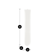 Ploom AURA White Glacier Genişləndirilmiş Naxış Ön Panel məhsul ölçüləri ilə göstərilir: hündürlük 9.65 sm x en 3.30 sm və qalınlıq 1.80 sm
