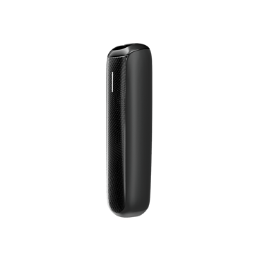 Jet Black Genişləndirilmiş Naxış rəngli Ploom Aura ön panel aksesuarının yandan görüntüsü