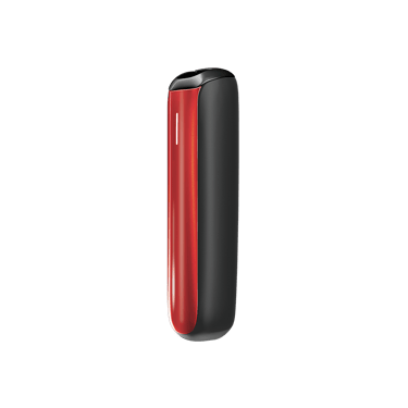 Lava Red rəngli Ploom Aura ön panel aksesuarının yandan görüntüsü