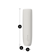 White Glacier arxa örtüyü olan Ploom AURA cihazı məhsul ölçüləri ilə göstərilir: hündürlük 10.2 sm x en 2.2 sm və qalınlıq 2.2 sm