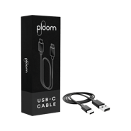 Ploom USB-C charging cable pack with cable close-up