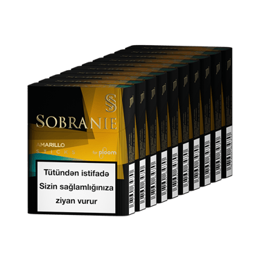 Ploom Sobranie Amarillo tütün çubuqları blok