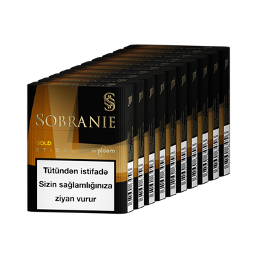 Ploom Sobranie Gold tütün çubuqları blok