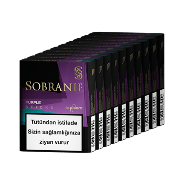 Ploom Sobranie Purple tütün çubuqları blok