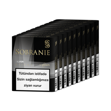 Sobranie Silver tütün çubuqları blok
