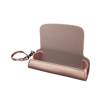 Boş Rose Gold Solo daşıma qabının yan görüntüsü

