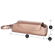 Ploom Rose Gold Solo daşıma qabı məhsul ölçüləri ilə göstərilir: hündürlük 32.5 sm x en 12.75 sm və qalınlıq 2.8 sm