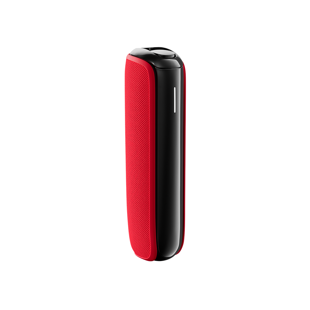 Cihaz üzərində Ploom AURA üçün Lava Red arxa örtüyü

