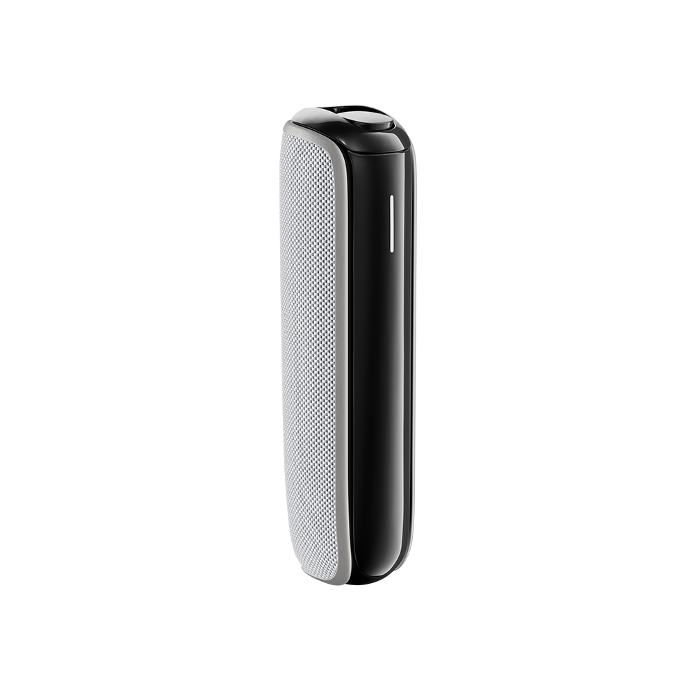 Lunar Silver Back Cover for Ploom AURA on device