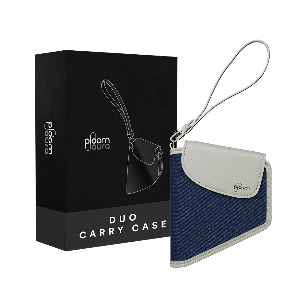 Ploom AURA İkili Daşıma Qabı Denim Dəri Fusion qablaşdırması
