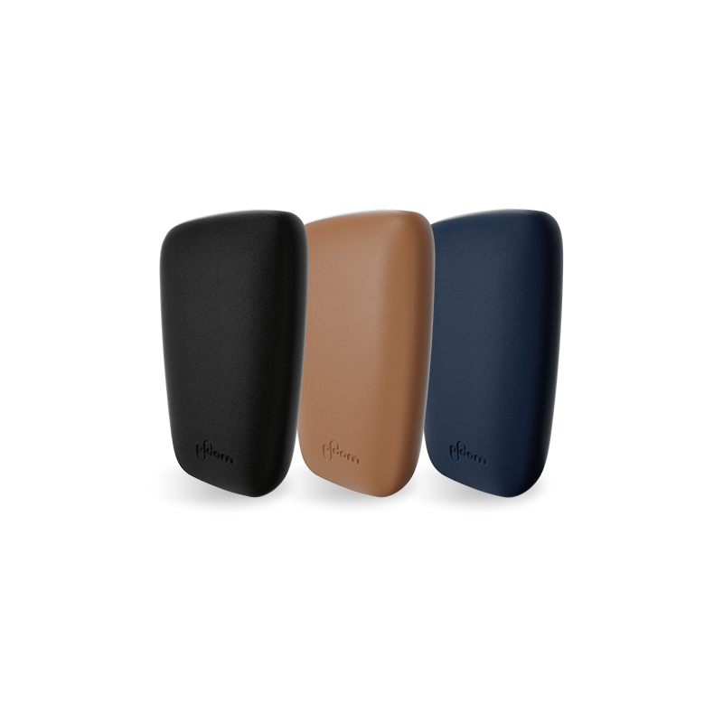 Ploom X leather back covers: Black, Brown, Navy Blue