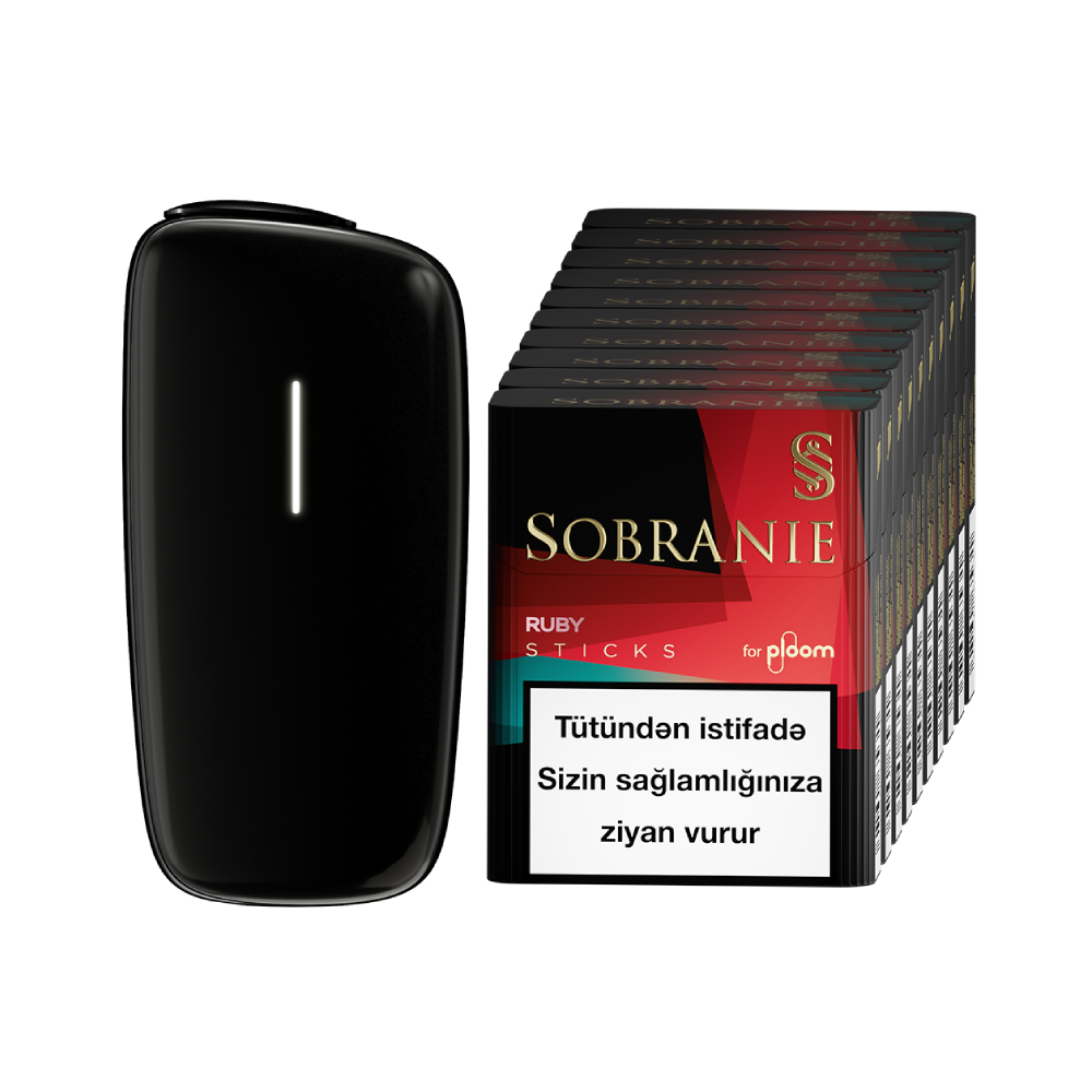 Sobranie Ploom Ruby tütün çubuqları blok
