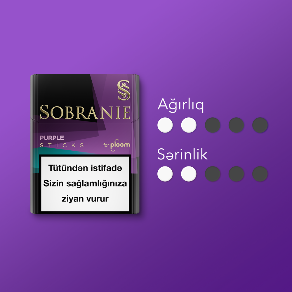 Sobranie Ploom Purple tütün çubuğu
