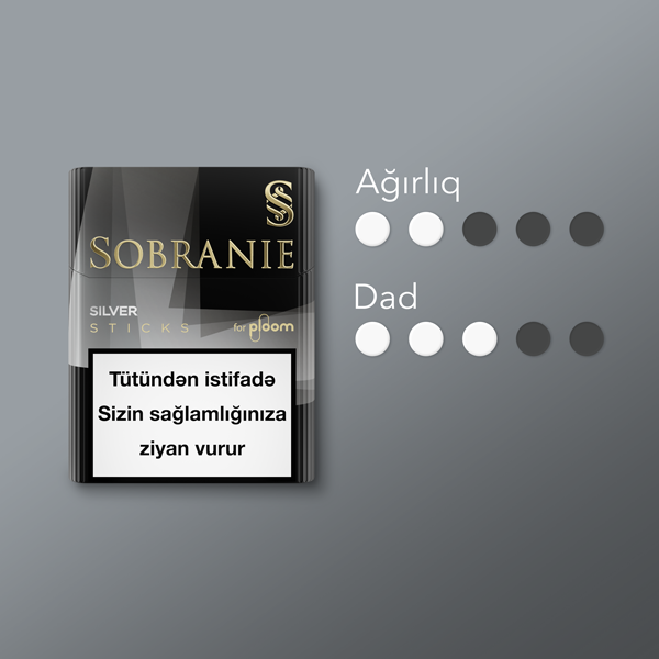 Sobranie Silver sticks for Ploom attributes
