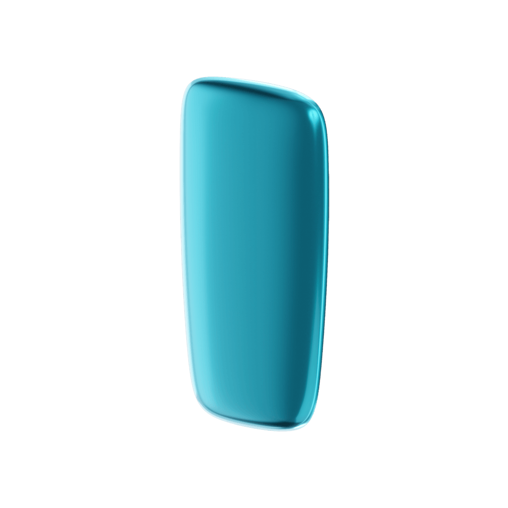 Ploom X Advanced front panel ocean blue front view