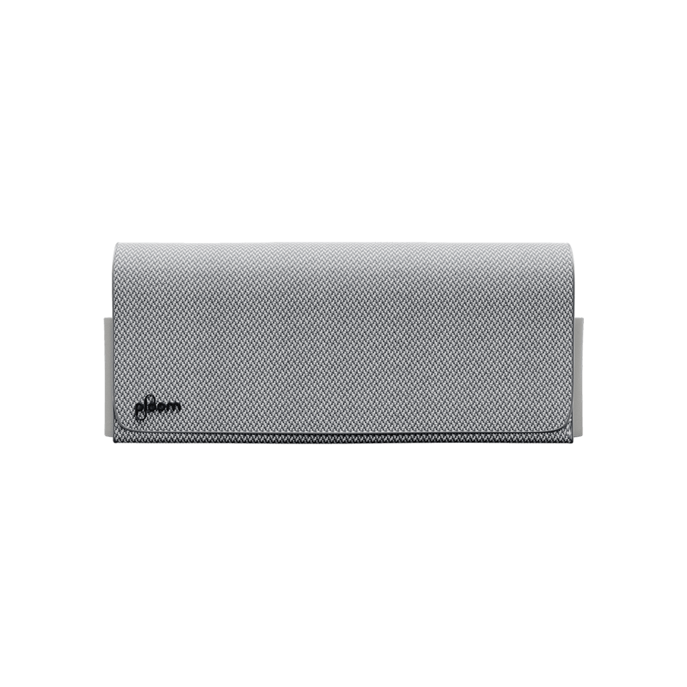 Ploom X Advanced fabric carry case grey closed front
