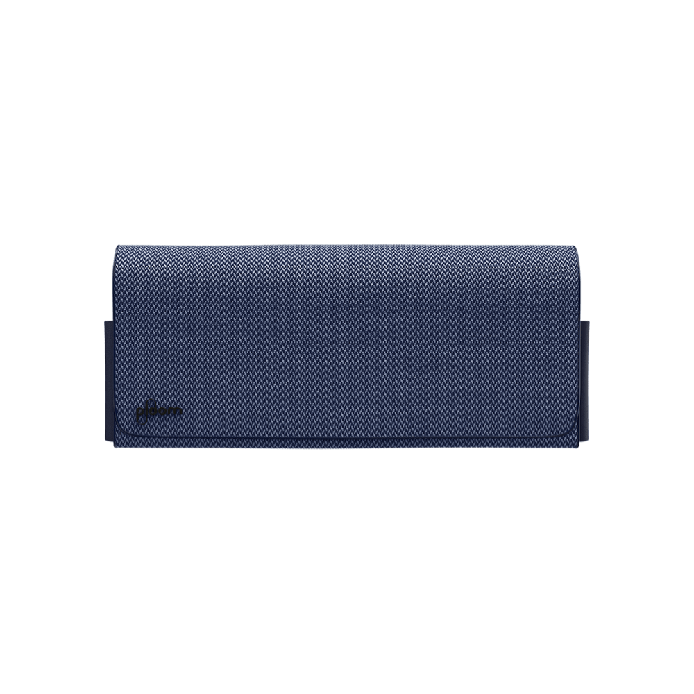 ploom x advanced fabric carry case blue closed