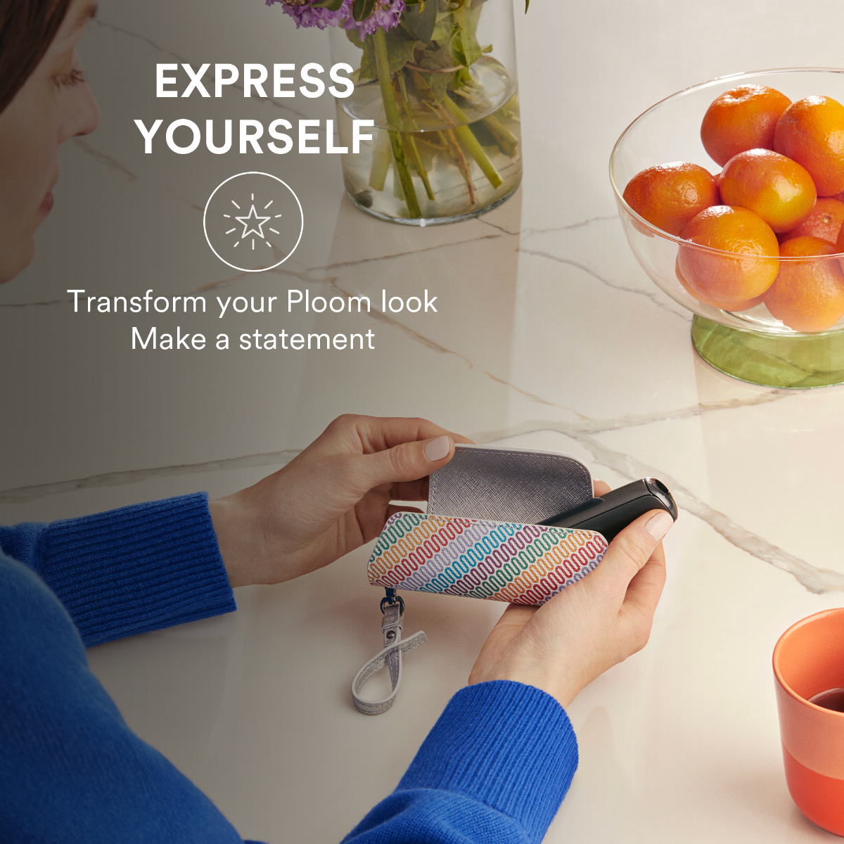 Ploom AURA Solo Carry Cases are the perfect accessory to express yourself and transform your Ploom look.