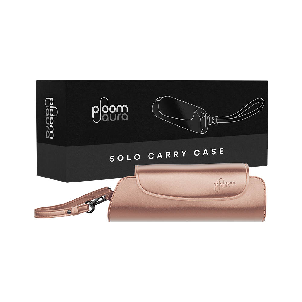 Ploom AURA Solo Daşıma Qabı Rose Gold qablaşdırması
