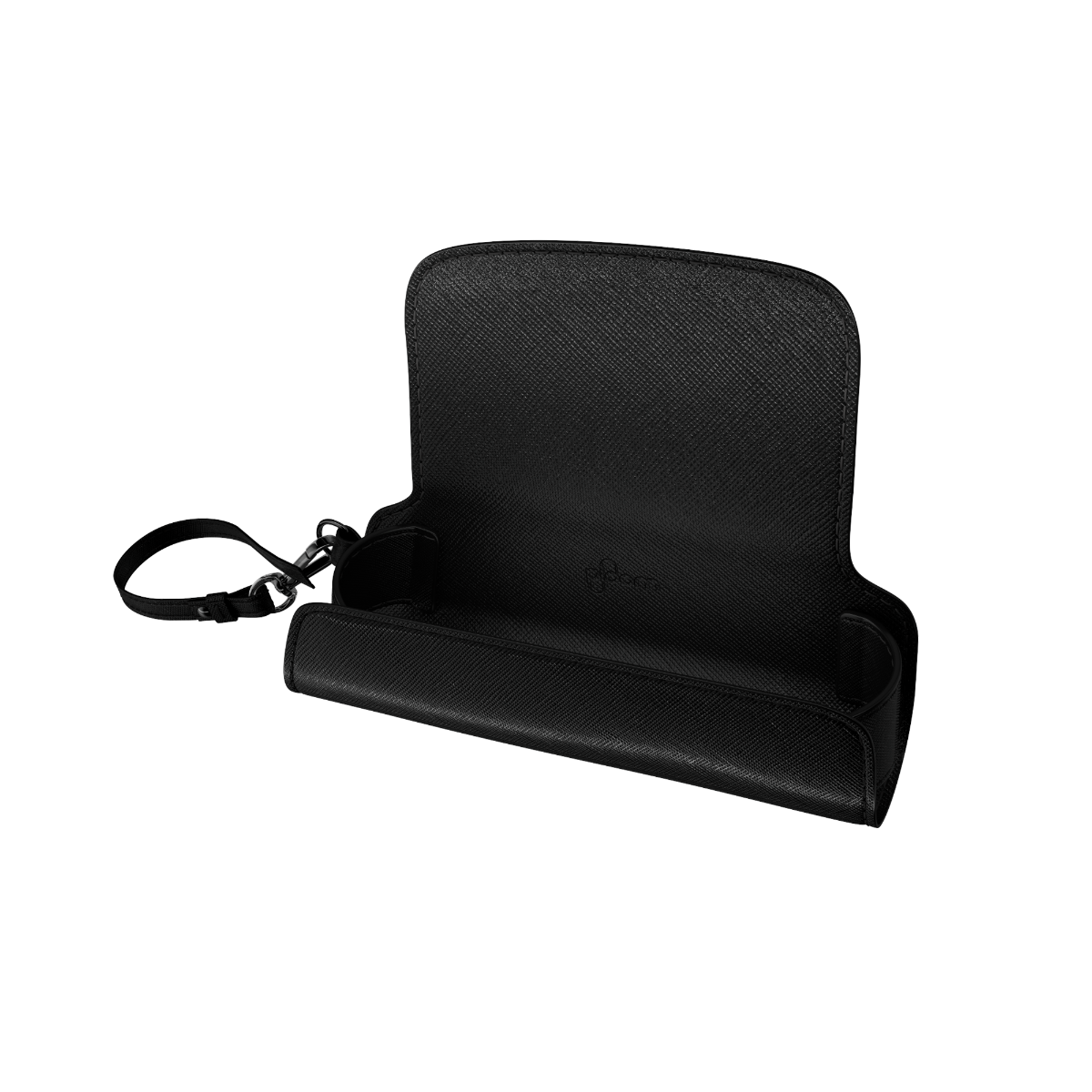 Lateral view of a Jet Black Solo Carry Case alone
