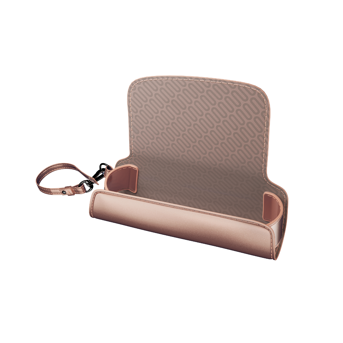 Boş Rose Gold Solo daşıma qabının yan görüntüsü
