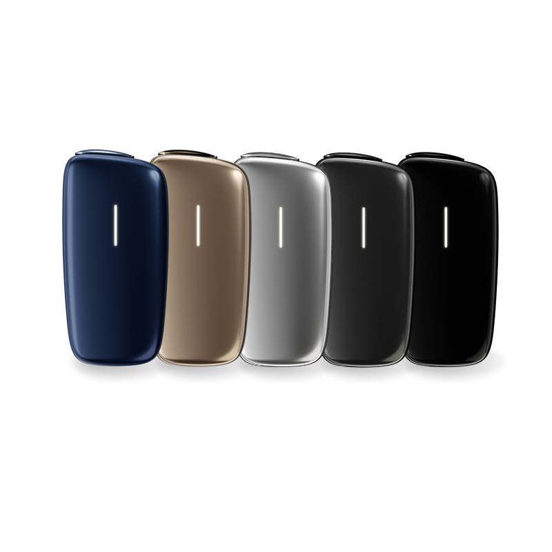Ploom X Advanced devices: Navy Blue, Gold, Silver, Slate Grey, Black