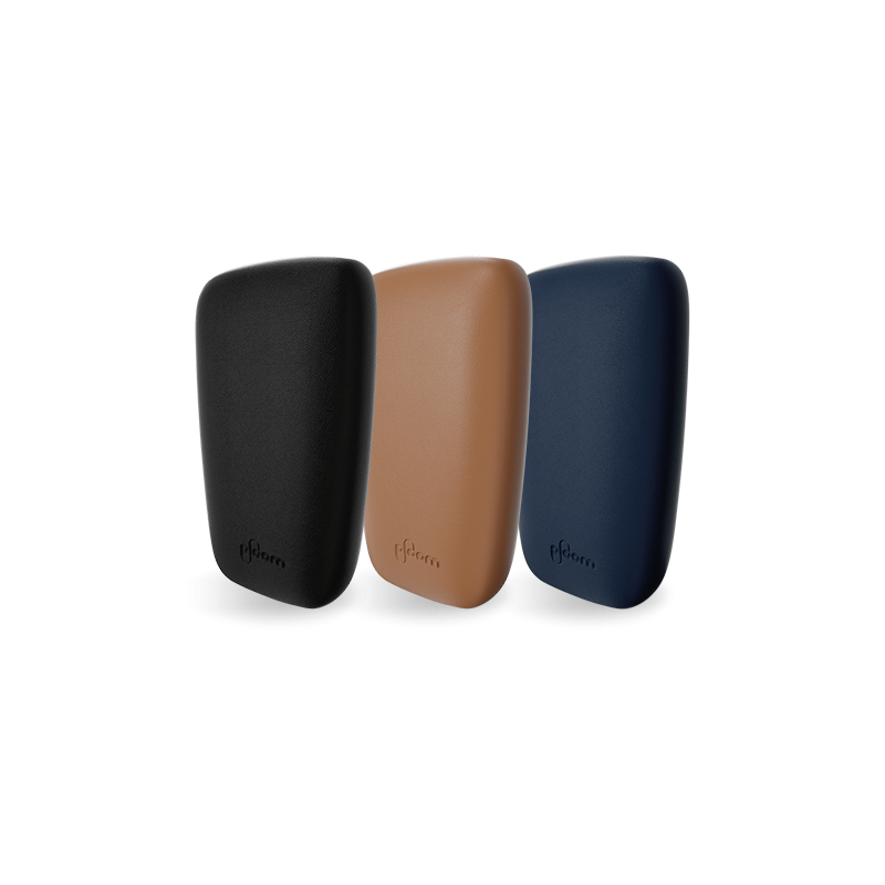 Ploom X dəri arxa örtük: Black, Brown, Navy Blue