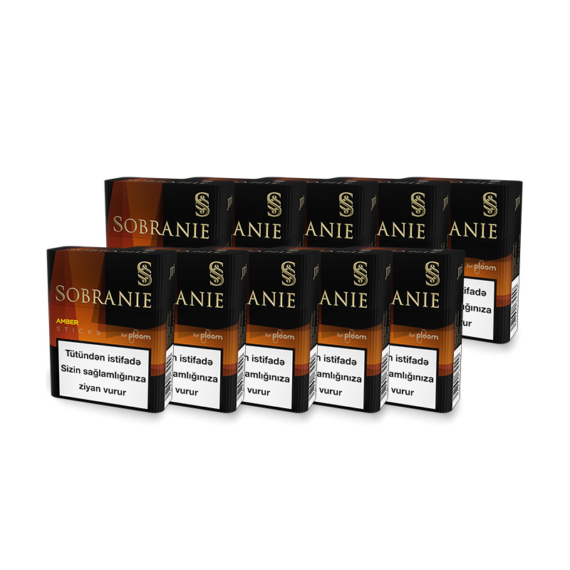 Ploom Sobranie sticks carton Amber